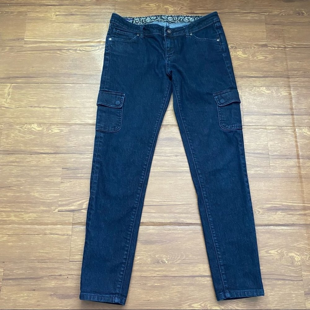 Patagonia Cargo Blue Jeans Outdoor Women Size 31